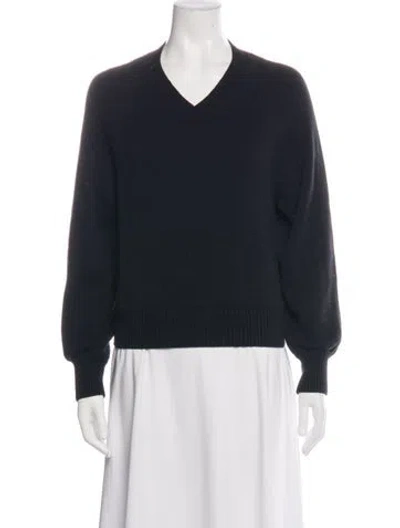 Pre-owned High Sport V-neck Sweater In Black