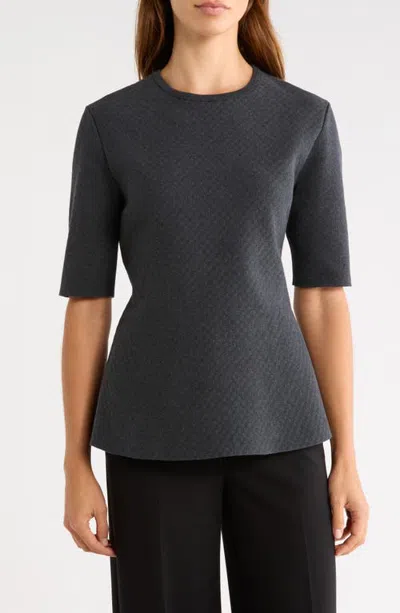 High Sport Wes Mini Check Top In Gray