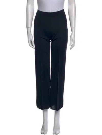 Pre-owned High Sport Wide Leg Pants In Black