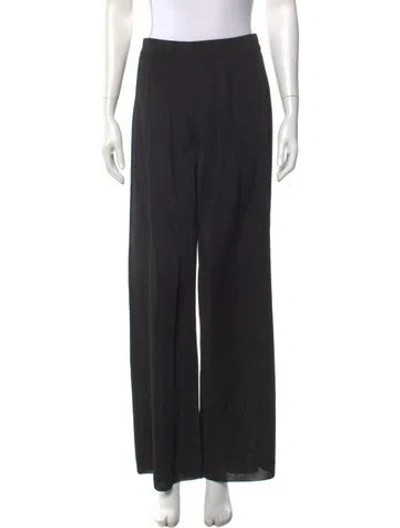 Pre-owned High Sport Wide Leg Pants In Black
