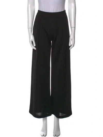Pre-owned High Sport Wide Leg Pants In Black