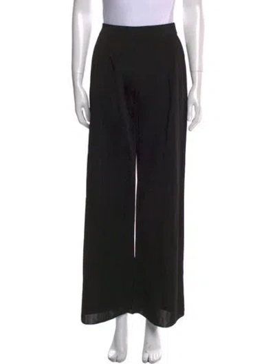 Pre-owned High Sport Wide Leg Pants In Black