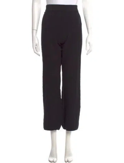 Pre-owned High Sport Wide Leg Pants In Black