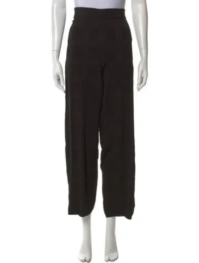 Pre-owned High Sport Wide Leg Pants In Black