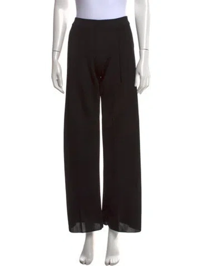 Pre-owned High Sport Wide Leg Pants In Black