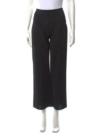 Pre-owned High Sport Wide Leg Pants In Black