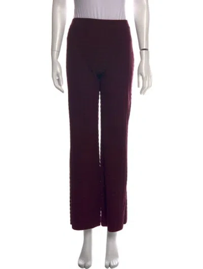 Pre-owned High Sport Wide Leg Pants In Purple