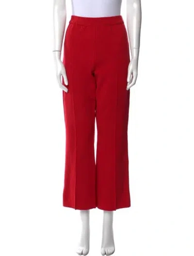 Pre-owned High Sport Wide Leg Pants In Red