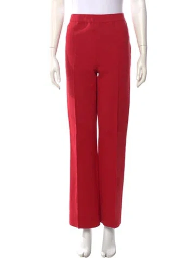 Pre-owned High Sport Wide Leg Pants In Red