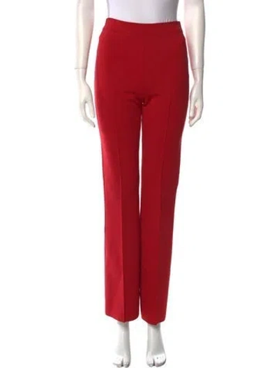 Pre-owned High Sport Wide Leg Pants In Red