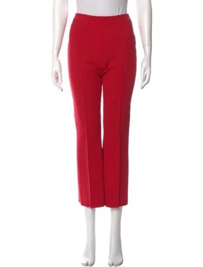 Pre-owned High Sport Wide Leg Pants In Red