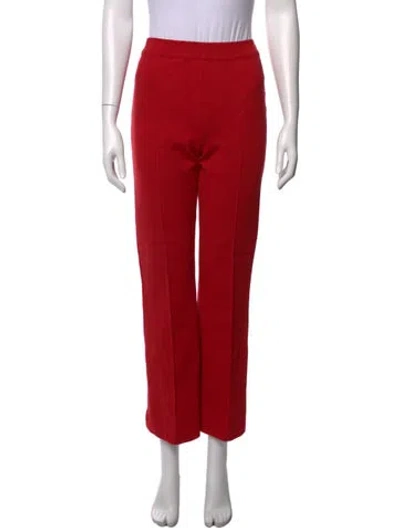 Pre-owned High Sport Wide Leg Pants In Red