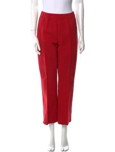 Pre-owned High Sport Wide Leg Pants In Red