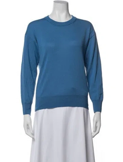 Pre-owned High Sport Wool Crew Neck Sweater In Blue