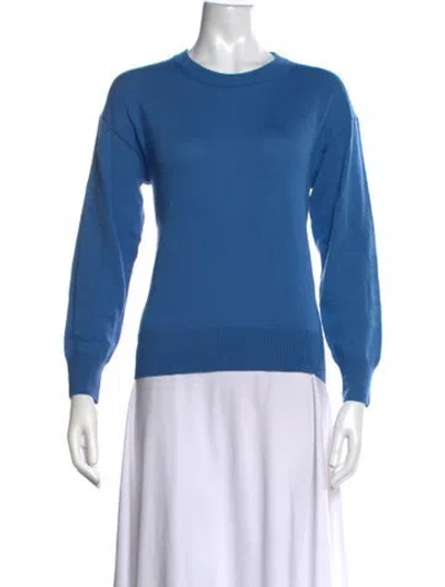 Pre-owned High Sport Wool Crew Neck Sweater In Blue