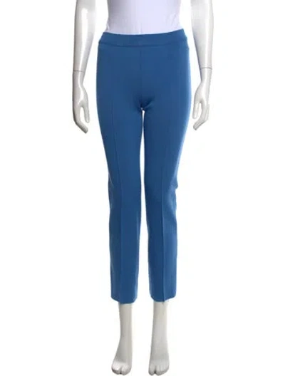 Pre-owned High Sport Wool Straight Leg Pants W/ Tags In Blue