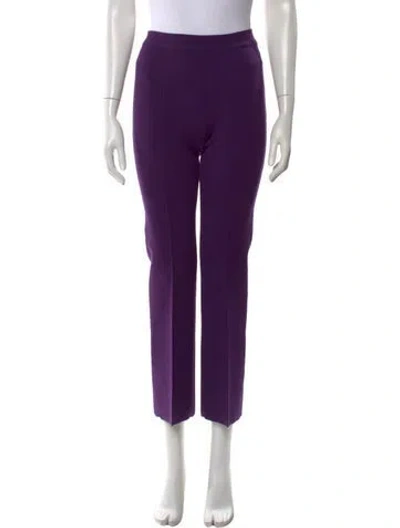 Pre-owned High Sport Wool Wide Leg Pants W/ Tags In Purple