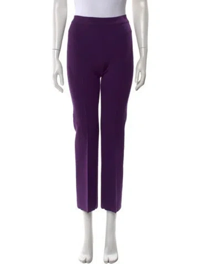 Pre-owned High Sport Wool Wide Leg Pants W/ Tags In Purple