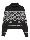 High Sport Zoe Fairisle Sweater In Gray