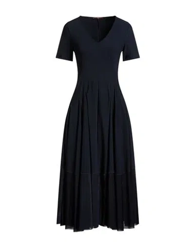 High Tech Playtime Woman Midi Dress Navy Size 12 Nylon, Elastane In Blue