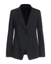 High Tech Woman Blazer Midnight Blue Size 6 Polyester, Elastane