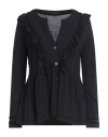High Tech Woman Cardigan Midnight Blue Size M Wool