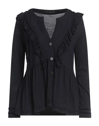 High Tech Woman Cardigan Midnight Blue Size M Wool
