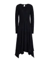 High Tech Woman Midi Dress Black Size 10 Nylon, Elastane