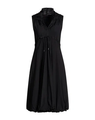 High Tech Woman Midi Dress Black Size 6 Nylon, Elastane
