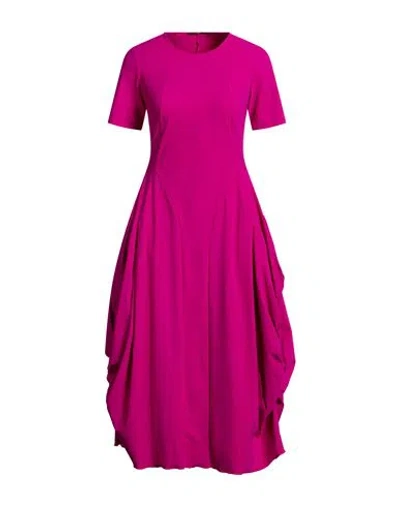 High Tech Woman Midi Dress Mauve Size 10 Nylon, Elastane In Purple