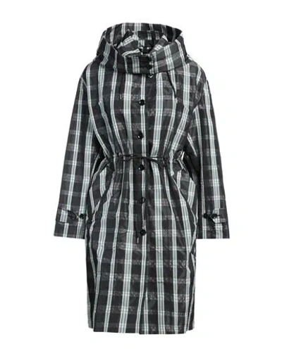 High Tech Woman Overcoat & Trench Coat Black Size 10 Polyester