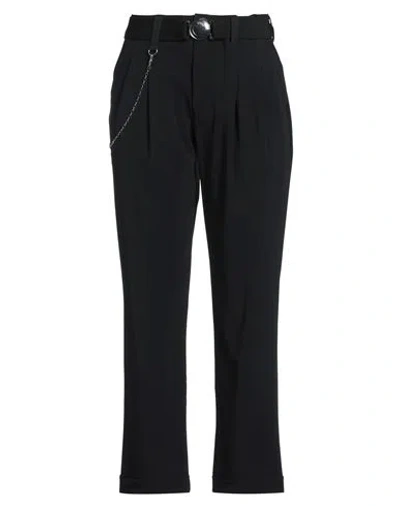High Tech Woman Pants Black Size 12 Nylon, Elastane