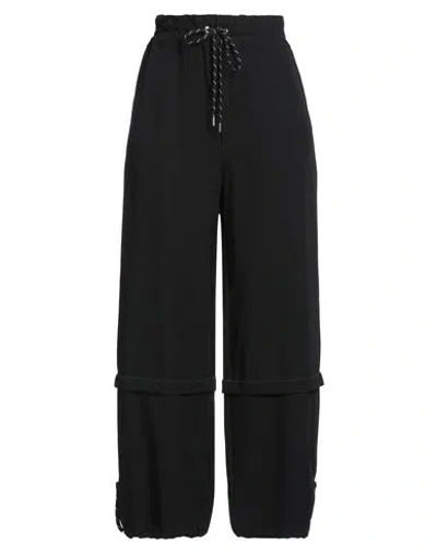 High Tech Woman Pants Black Size L Polyester, Viscose, Elastane