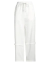 High Tech Woman Pants Beige Size L Polyester, Viscose, Elastane In White