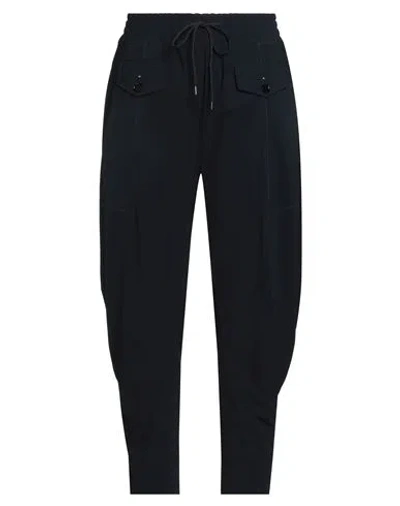 High Tech Woman Pants Midnight Blue Size 12 Polyester, Rayon, Elastane