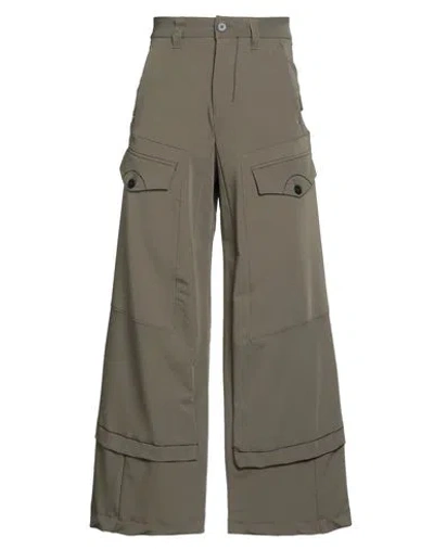 High Tech Woman Pants Military Green Size 2 Polyester, Rayon, Elastane