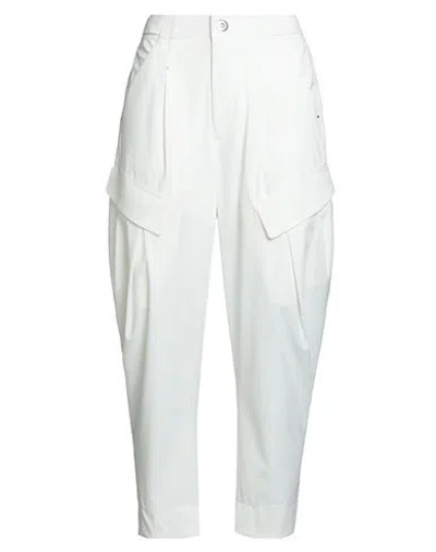 High Tech Woman Pants White Size 16 Polyamide, Elastane