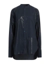 High Tech Woman Shirt Midnight Blue Size Xl Cotton, Polyurethane In Blue