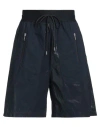 High Tech Woman Shorts & Bermuda Shorts Midnight Blue Size S Cotton, Polyurethane, Nylon In Blue