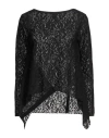 High Tech Woman Top Black Size L Nylon, Elastane