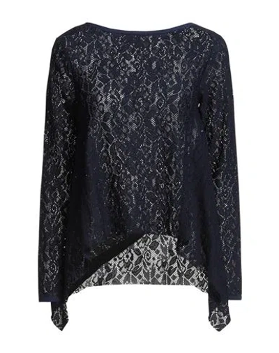 High Tech Woman Top Midnight Blue Size M Nylon, Elastane