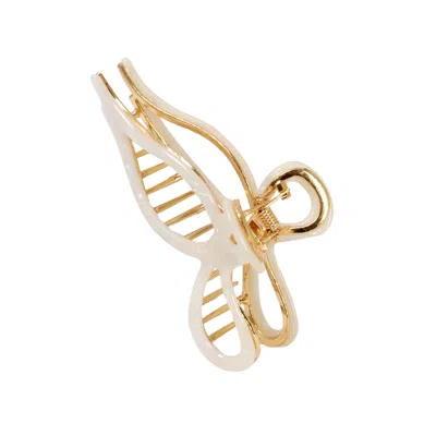 High Tide Bow Claw Clip Pearl