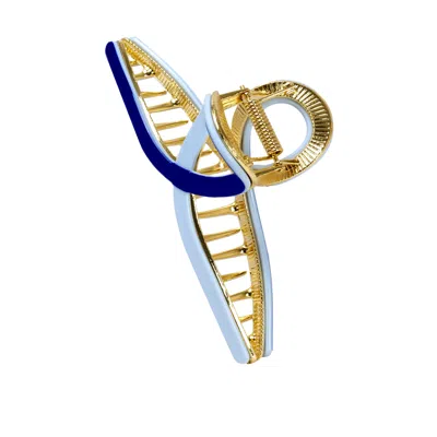 High Tide Loop Claw Clip Blue/light Blue