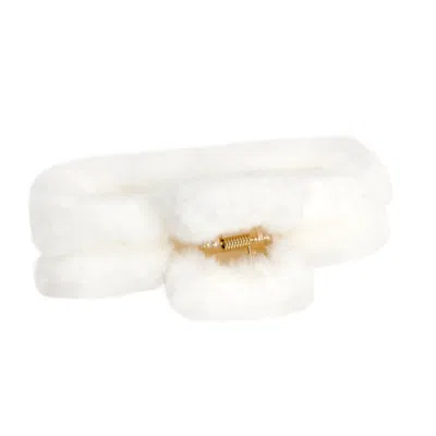 High Tide Soft Straight Claw Clip White