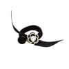 High Tied Korean Fashion Elastic Black Hair Tie- Black Pearl