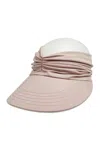 High Tied Twist Turban Sun Cap Dusty Pink