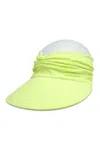 High Tied Twist Turban Sun Cap Neon Green
