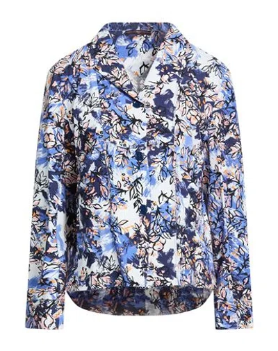 High Up To Date Woman Jacket Light Blue Size 10 Nylon, Elastane In Multi