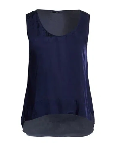 High Use Angelic Woman Top Midnight Blue Size 12 Rayon, Cupro