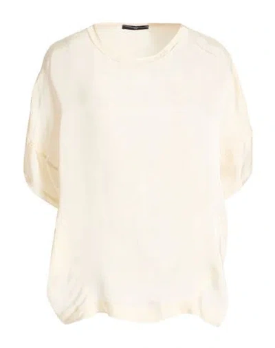High Use Curio Woman Top Cream Size 12 Rayon, Cupro In Neutral